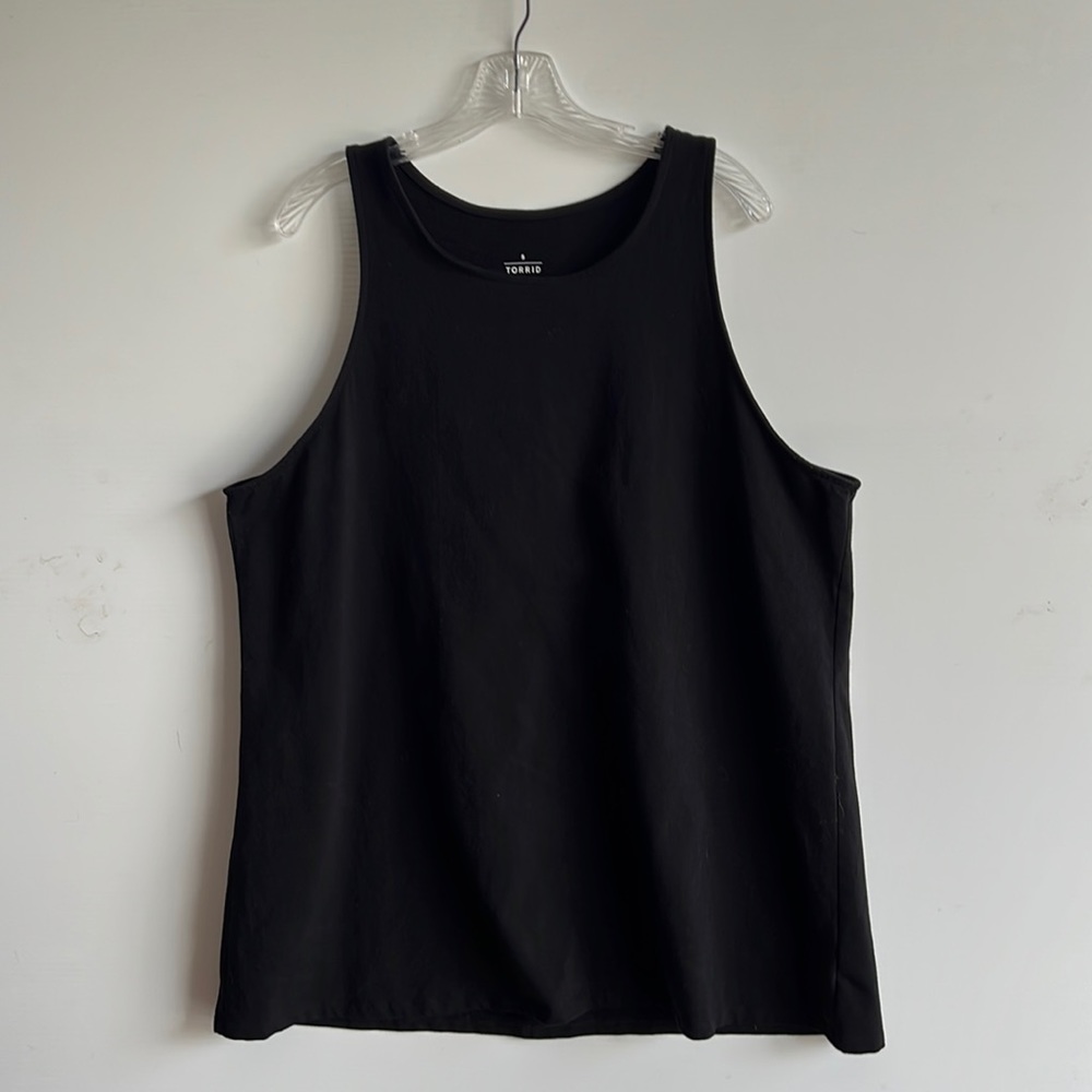 TORRID size 5 black super soft cotton/spandex tank top